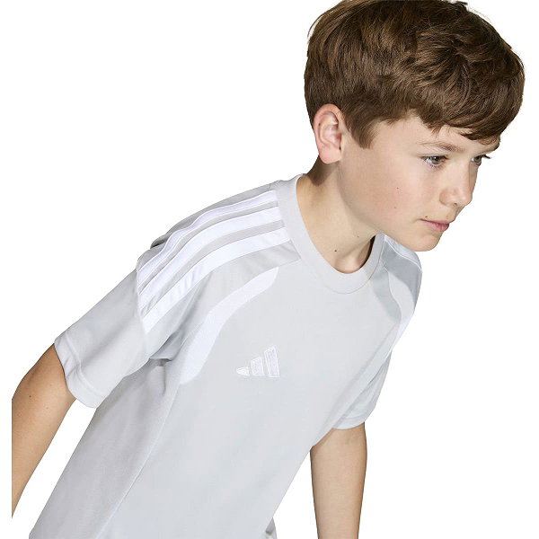 Adidas Tiro 26 League Maillot Manches Courtes Enfants - Gris / Blanc