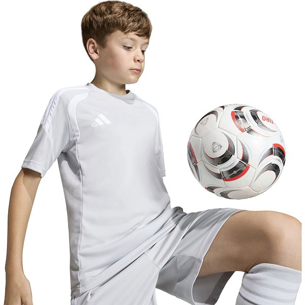Adidas Tiro 26 League Maillot Manches Courtes Enfants - Gris / Blanc
