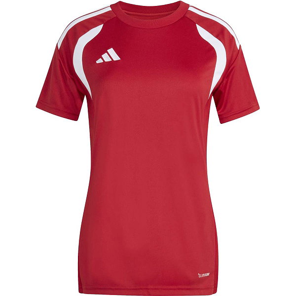 Adidas Tiro 26 League Maillot Manches Courtes Femmes - Rouge / Blanc