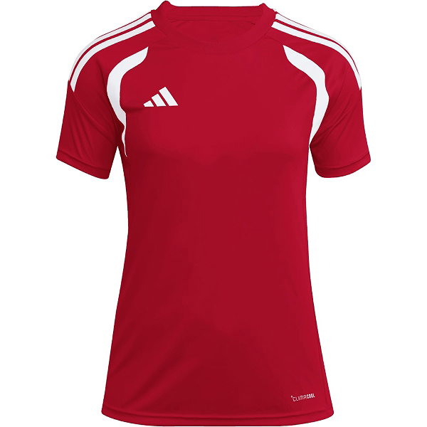 Adidas Tiro 26 League Maillot Manches Courtes Femmes - Rouge / Blanc