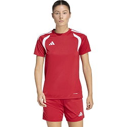 Présentation: Adidas Tiro 26 League Maillot Manches Courtes Femmes - Rouge / Blanc