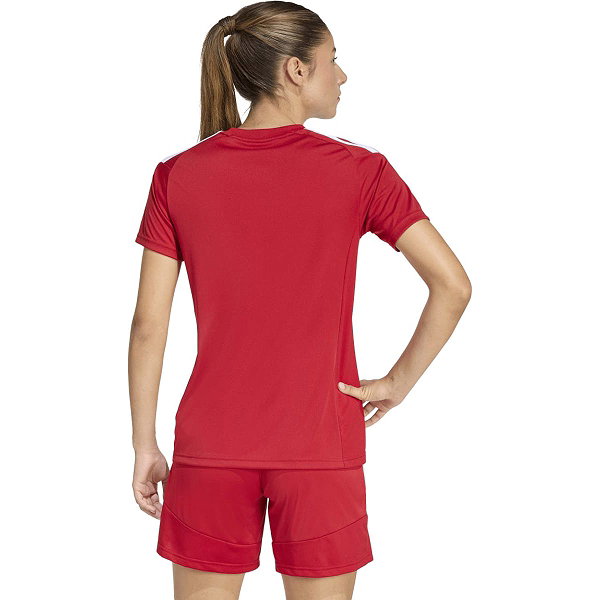 Adidas Tiro 26 League Maillot Manches Courtes Femmes - Rouge / Blanc