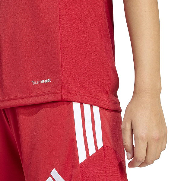 Adidas Tiro 26 League Maillot Manches Courtes Femmes - Rouge / Blanc