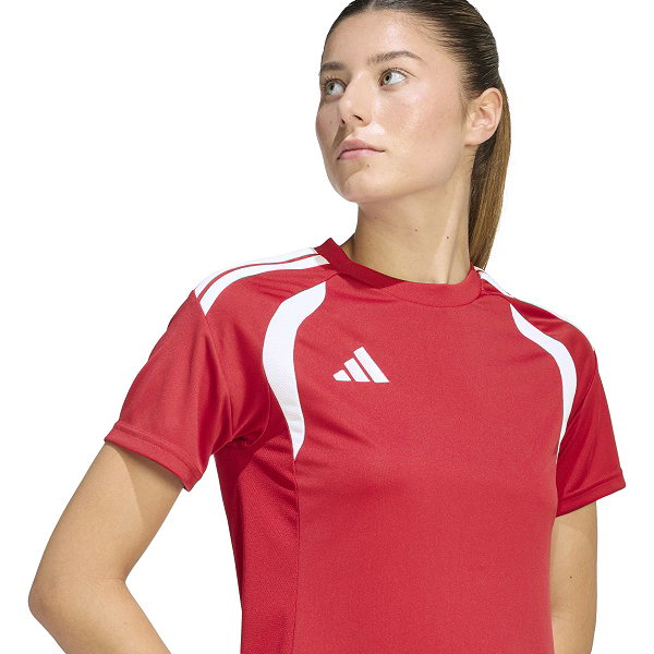 Adidas Tiro 26 League Maillot Manches Courtes Femmes - Rouge / Blanc