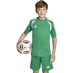Présentation: Adidas Tiro 26 League Maillot Manches Courtes Enfants - Vert / Blanc