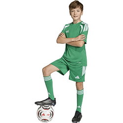Présentation: Adidas Tiro 26 League Maillot Manches Courtes Enfants - Vert / Blanc