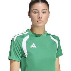 Présentation: Adidas Tiro 26 League Maillot Manches Courtes Femmes - Vert / Blanc