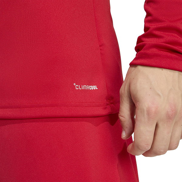 Adidas Entrada 26 Voetbalshirt Lange Mouw Heren - Rood / Wit