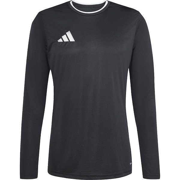 Adidas Entrada 26 Voetbalshirt Lange Mouw Heren - Zwart