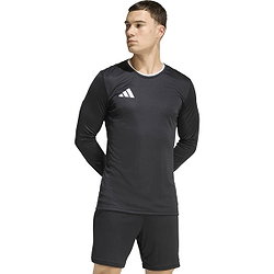 Voorvertoning: Adidas Entrada 26 Voetbalshirt Lange Mouw Heren - Zwart