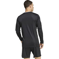 Voorvertoning: Adidas Entrada 26 Voetbalshirt Lange Mouw Heren - Zwart