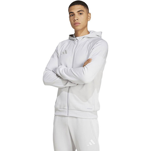 Adidas Tiro 25 Sweater Met Kap Heren - Grijs / Wit