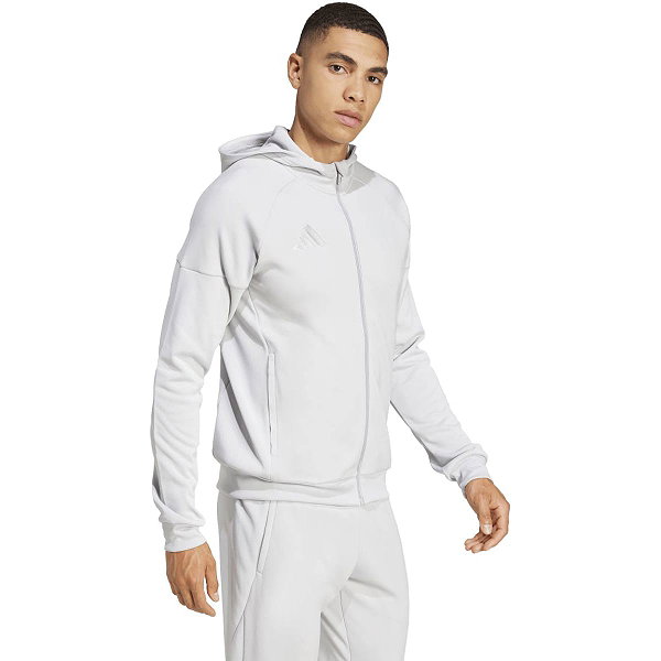 Adidas Tiro 25 Sweater Met Kap Heren - Grijs / Wit