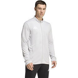 Présentation: Adidas Entrada 26 Veste D'entraînement Hommes - Gris / Blanc