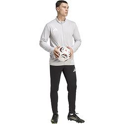 Présentation: Adidas Entrada 26 Veste D'entraînement Hommes - Gris / Blanc