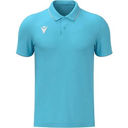 Macron Draco Hero Functionele Polo Heren - Columbia / Wit