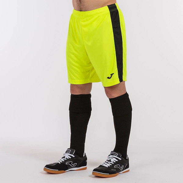 Joma Maxi Short Enfants - Jaune Fluo / Noir