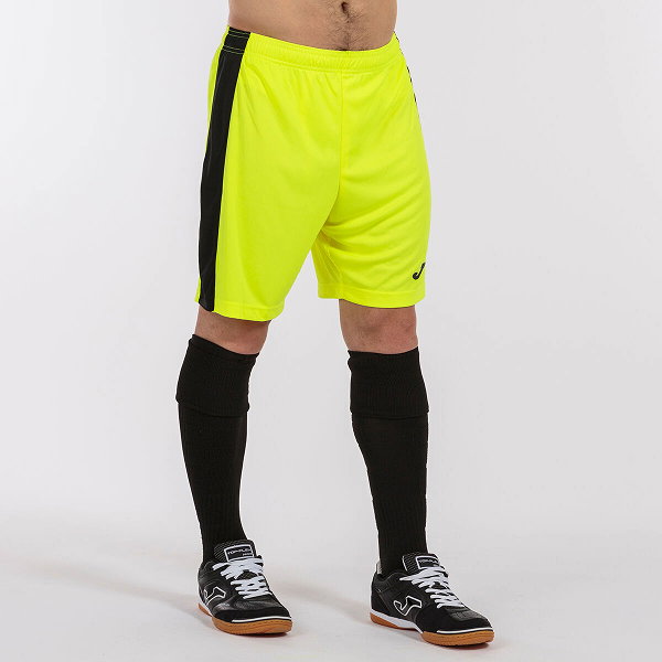 Joma Maxi Short Enfants - Jaune Fluo / Noir