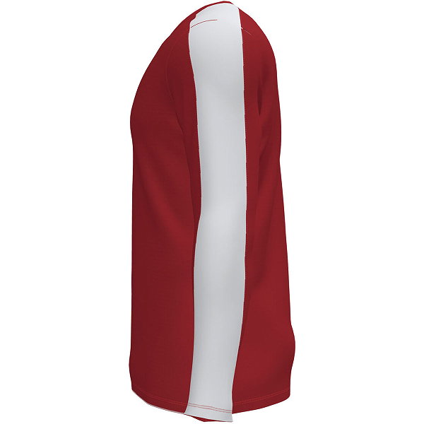 Joma Academy III Trikot Langarm Kinder - Rot / Weiß