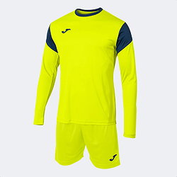 Joma Phoenix Set De Gardien De But Enfants - Jaune Fluo / Marine