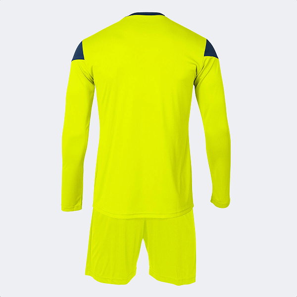 Joma Phoenix Set De Gardien De But Enfants - Jaune Fluo / Marine