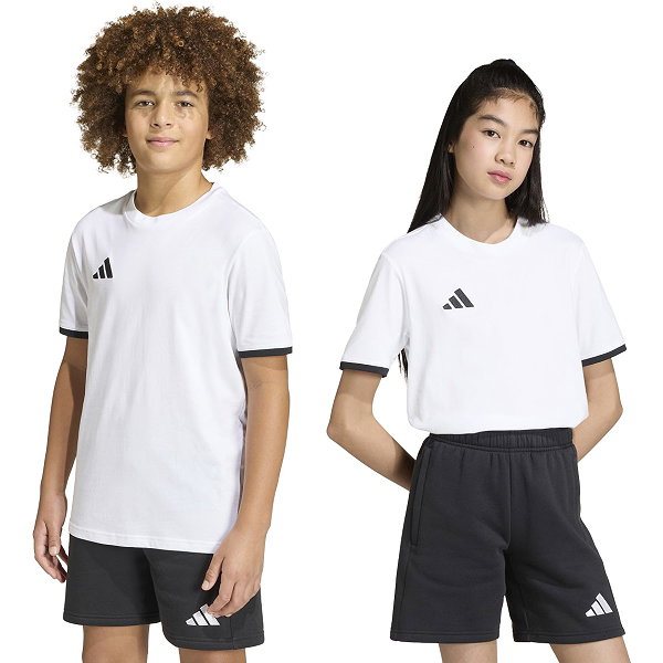 Adidas Entrada 26 T-Shirt Enfants - Blanc