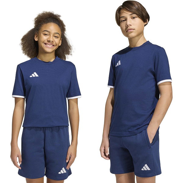 Adidas Entrada 26 T-Shirt Enfants - Marine