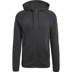 Voorvertoning: Adidas Tiro Travel Hooded Sweat Full Zip Heren - Zwart