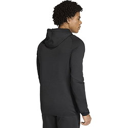 Voorvertoning: Adidas Tiro Travel Hooded Sweat Full Zip Heren - Zwart