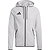 Adidas Tiro Travel Hooded Sweat Full Zip Heren - Lichtgrijs