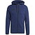 Adidas Tiro Travel Hooded Sweat Full Zip Heren - Marine