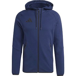 Adidas Tiro Travel Hooded Sweat Full Zip Herren - Marine