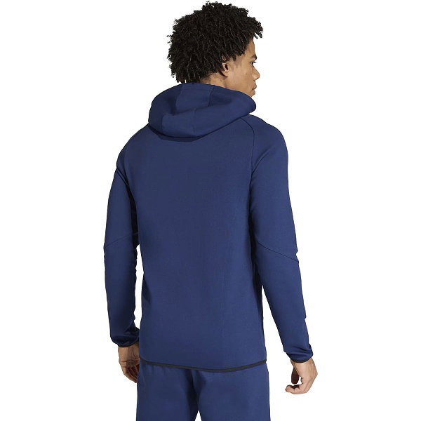 Adidas Tiro Travel Hooded Sweat Full Zip Herren - Marine