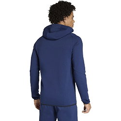 Vorschau: Adidas Tiro Travel Hooded Sweat Full Zip Herren - Marine