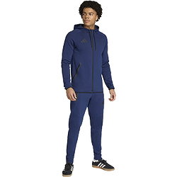 Vorschau: Adidas Tiro Travel Hooded Sweat Full Zip Herren - Marine