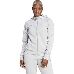 Vorschau: Adidas Tiro 25 Travel Kapuzensweat Damen - Hellgrau
