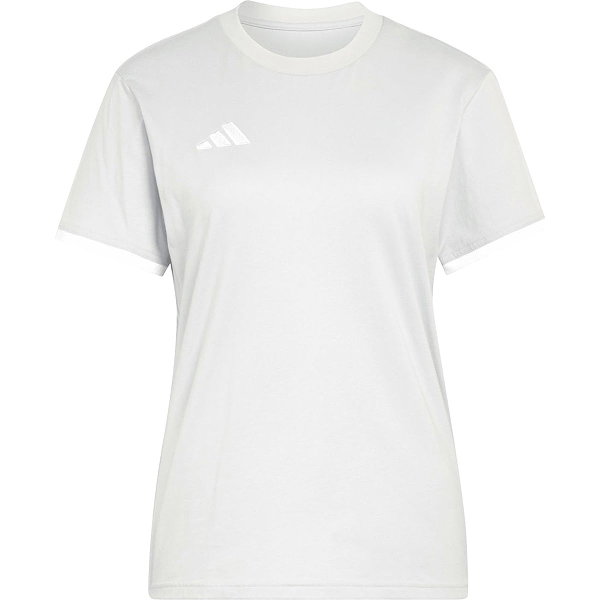 Adidas Entrada 26 T-Shirt Femmes - Gris Clair / Blanc