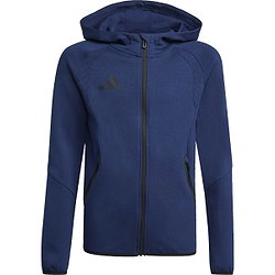 Adidas Tiro Travel Hooded Sweat Full Zip Enfants - Marine