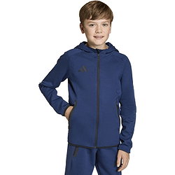 Présentation: Adidas Tiro Travel Hooded Sweat Full Zip Enfants - Marine