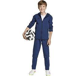 Présentation: Adidas Tiro Travel Hooded Sweat Full Zip Enfants - Marine