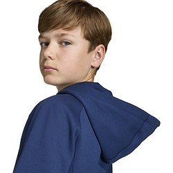 Présentation: Adidas Tiro Travel Hooded Sweat Full Zip Enfants - Marine