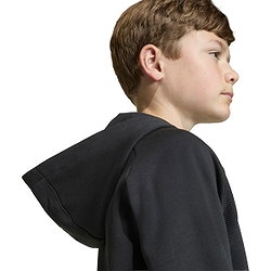 Présentation: Adidas Tiro Travel Hooded Sweat Full Zip Enfants - Noir