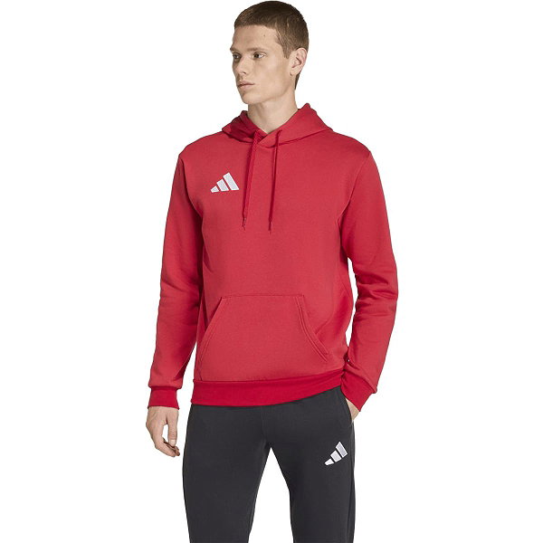 Adidas Entrada 26 Kapuzensweat Herren - Rot / Weiß