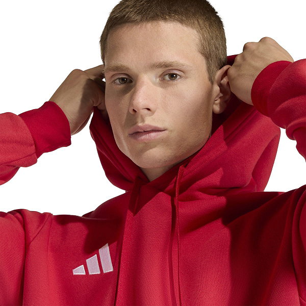 Adidas Entrada 26 Kapuzensweat Herren - Rot / Weiß