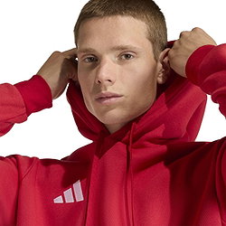 Vorschau: Adidas Entrada 26 Kapuzensweat Herren - Rot / Weiß