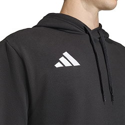 Vorschau: Adidas Entrada 26 Kapuzensweat Herren - Schwarz / Weiß