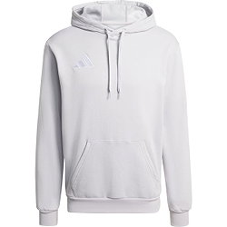 Adidas Entrada 26 Sweater Met Kap Heren - Lichtgrijs / Wit