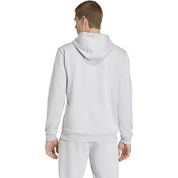 Présentation: Adidas Entrada 26 Sweat À Capuchon Hommes - Gris Clair / Blanc