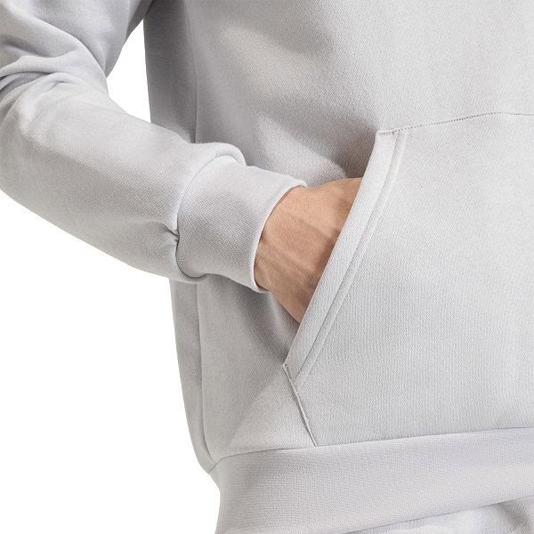 Adidas Entrada 26 Sweat À Capuchon Hommes - Gris Clair / Blanc