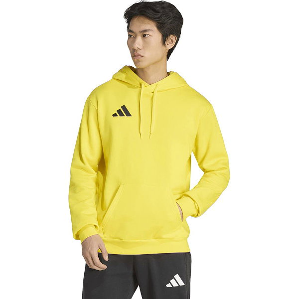 Adidas Entrada 26 Sweater Met Kap Heren - Geel / Zwart